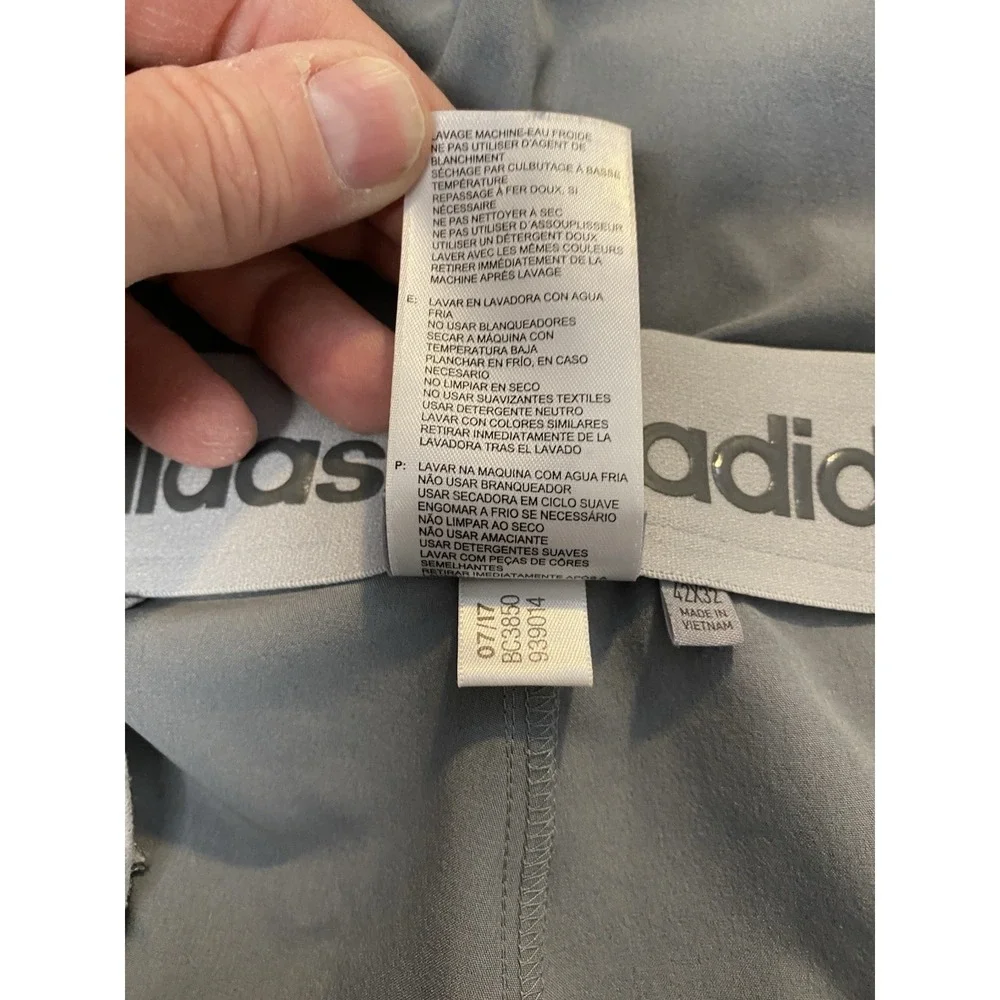 Adidas Golf Pants‎ Mens 42x32 Gray Ultimate Performance Stretch Athletic